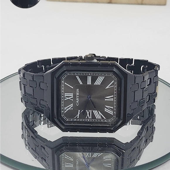 Cartier Black Octagonal Watch - Picture 1 of 3